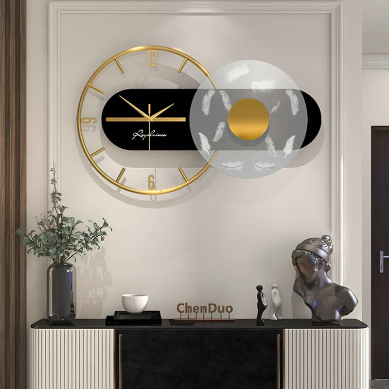 Modern Metal Wall Clock