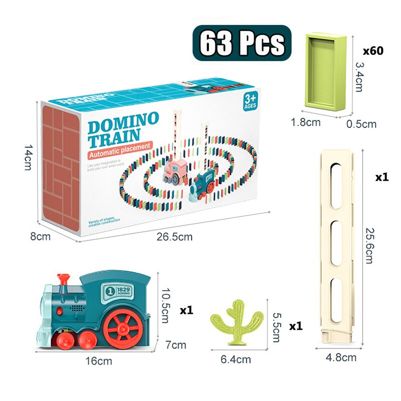 Domino Express Train Adventure Set – Der automatische Domino-Legezug