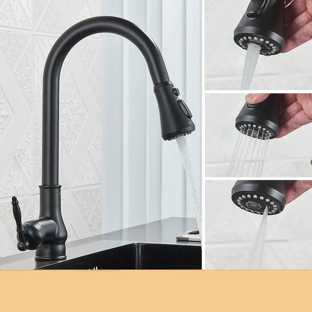 VintageTap – Rubinetto da cucina in ottone anticato