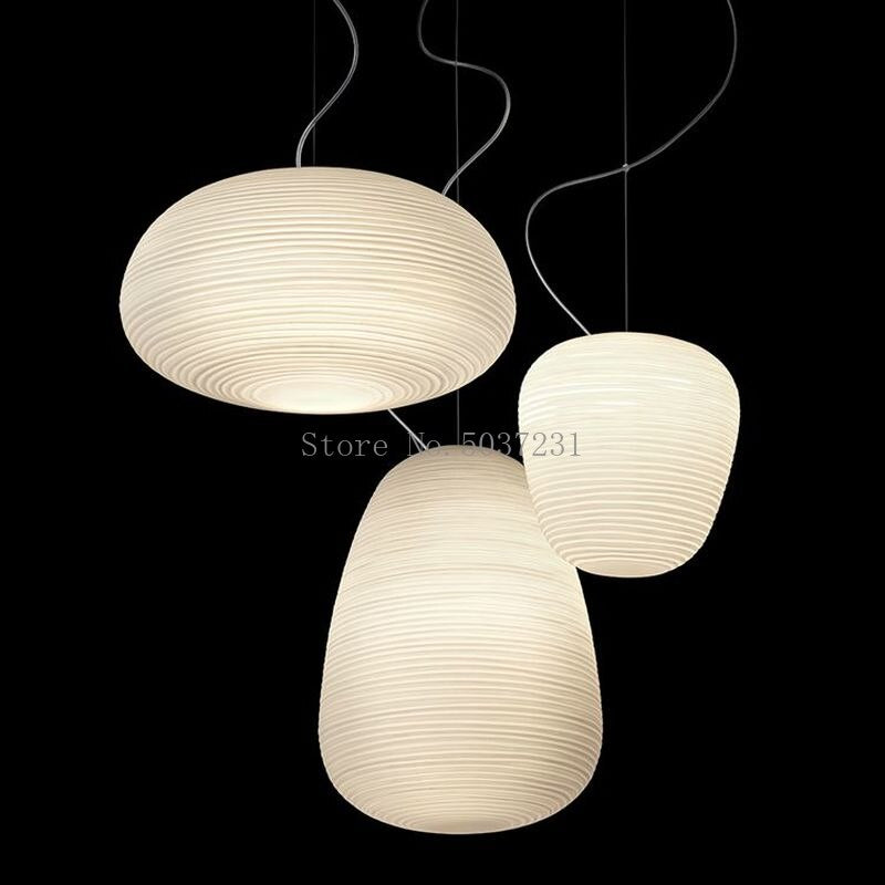 Moderne Milky Glass Pendel Lamp - Elegant belysning for interiøret ditt