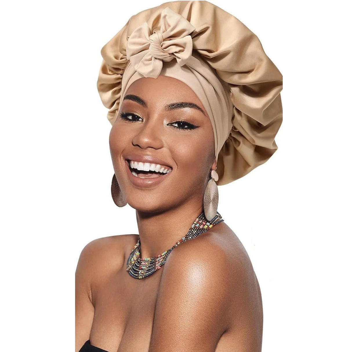 Bonnet en satin de soie - réveillez-vous avec des cheveux parfaits