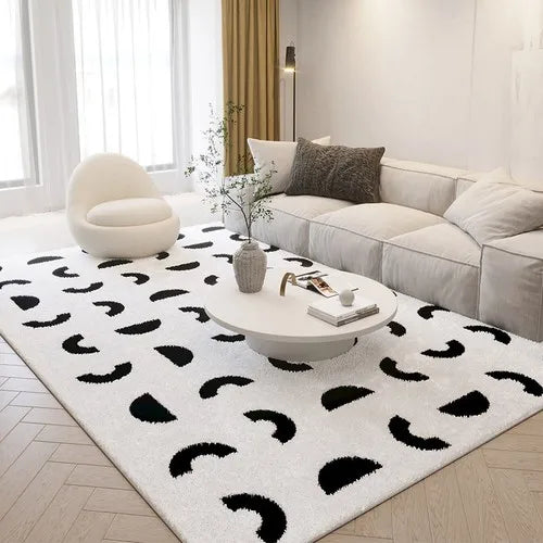 Winnie Luxe Nordic Plush Rug – Cozy & Elegant Home Décor