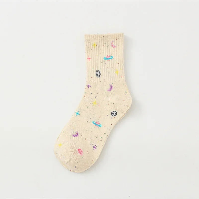 Cosmic Cotton Socks