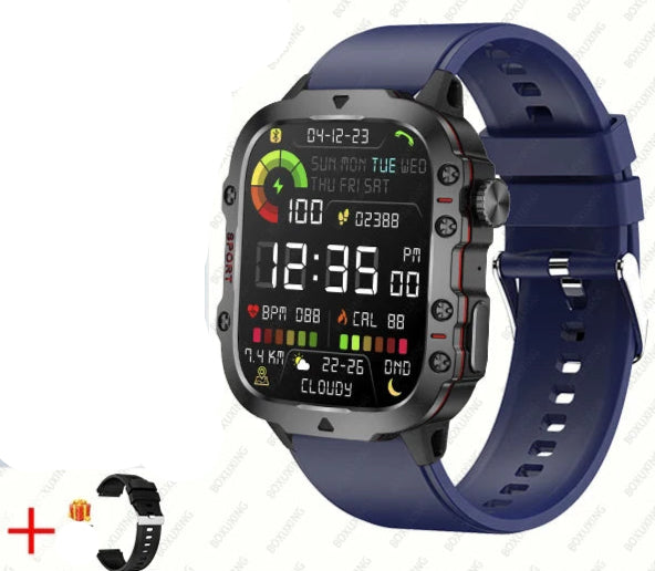 Atlas Military Smartwatch – 2024 Robuuste fitnesstracker voor buiten met bellen via Bluetooth