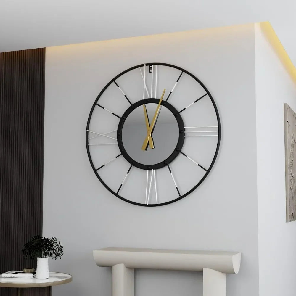 MetalDesign – Reloj de pared moderno para decoración de interiores