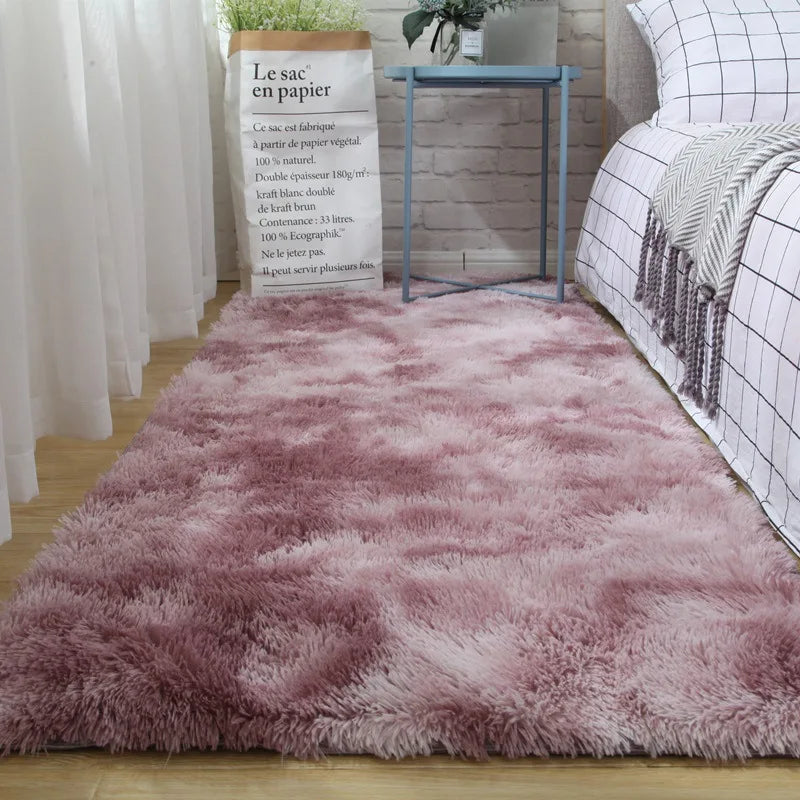 Winnie Fluffy Bedside Rug – Soft, Non-Slip Large Carpet for Bedroom & Nursery