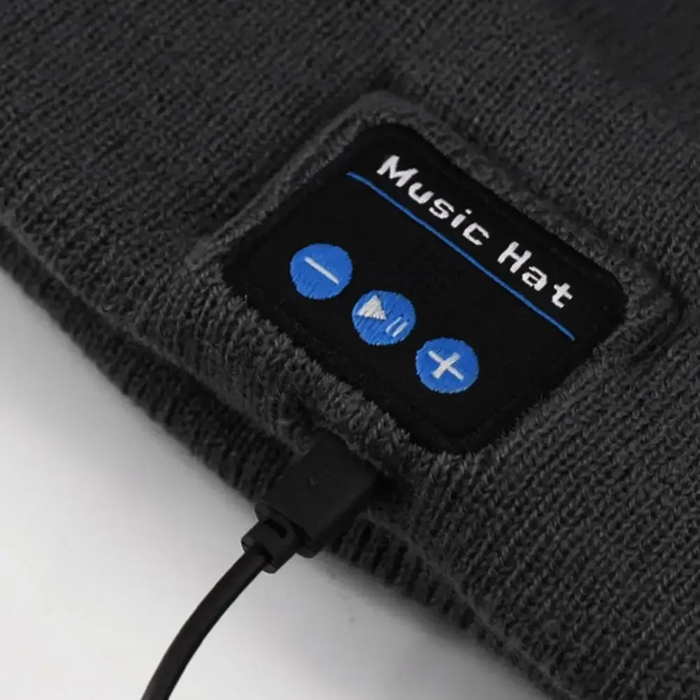 Handfree Warm Hat with Bluetooth 5.0 and LED Light 🎵✨