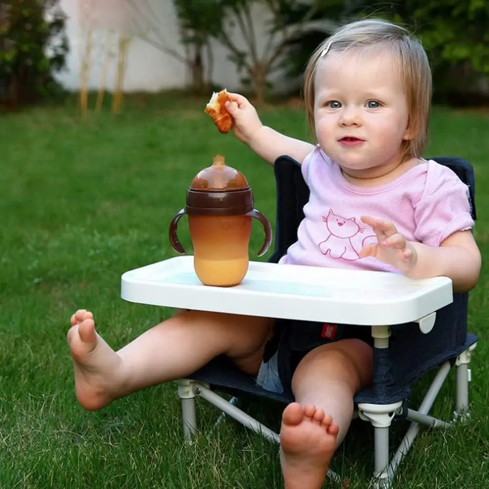 Silla de camping para bebé al aire libre