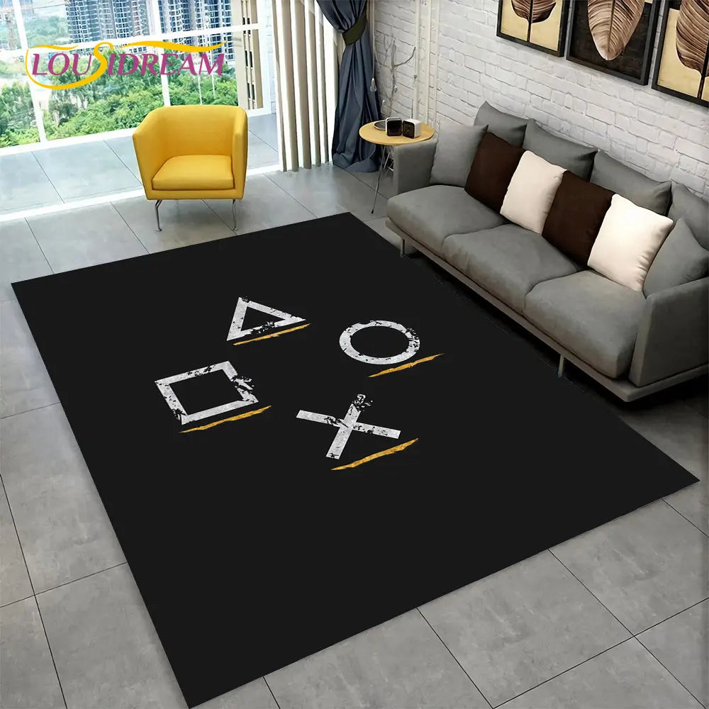 Alex 3D Cartoon Gamer Rug – Fun & Cozy Gamepad Carpet for Kids & Gamers