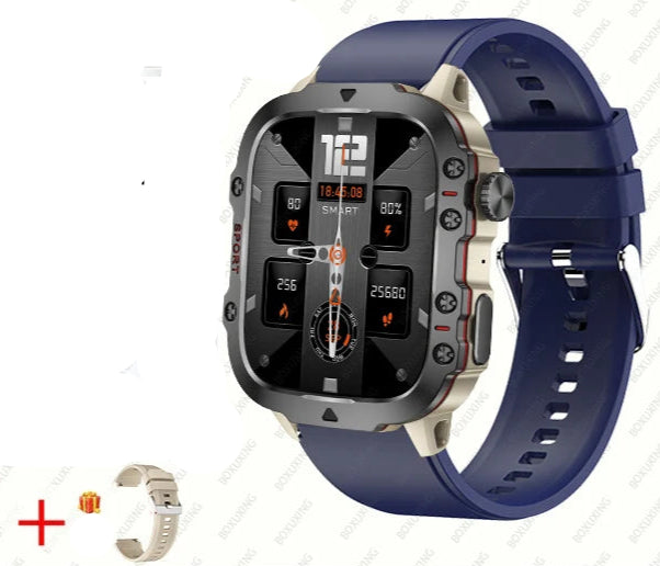 Atlas Military Smartwatch – 2024 Robuuste fitnesstracker voor buiten met bellen via Bluetooth