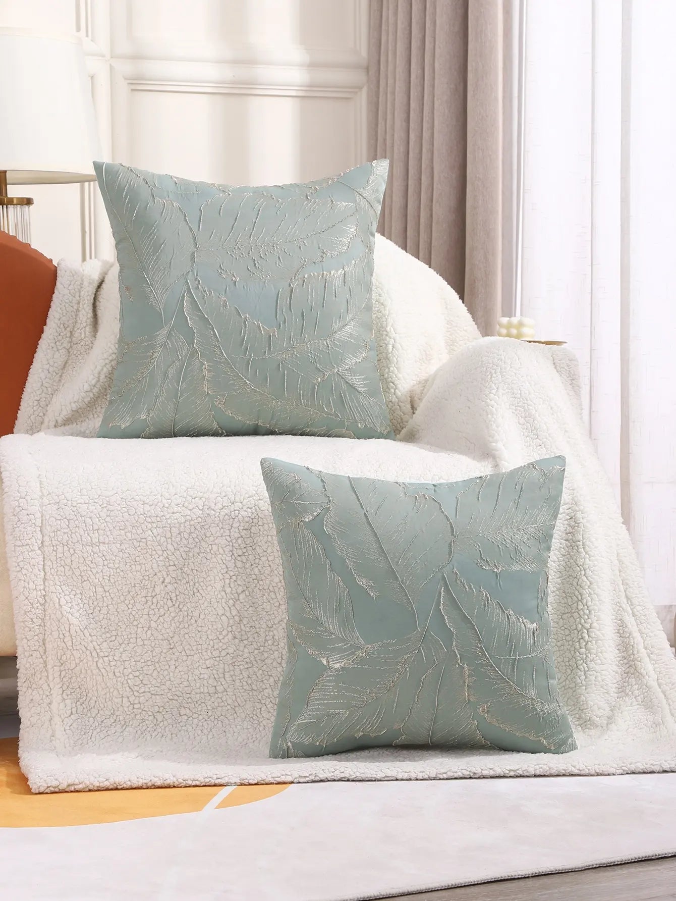 ScandiChic - Housse de coussin luxueuse et minimaliste pour le salon