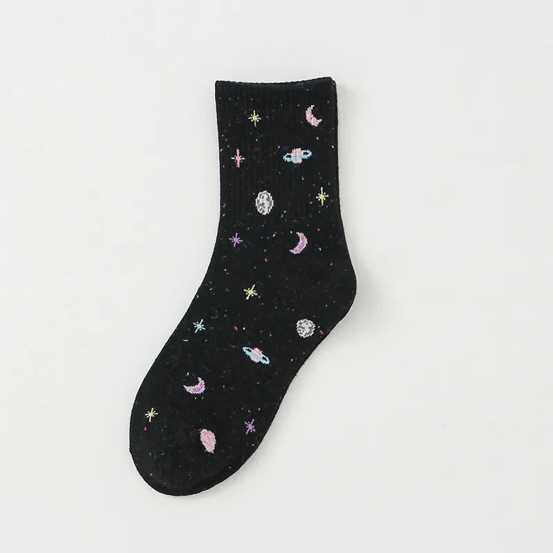 Kosmische Baumwollsocken