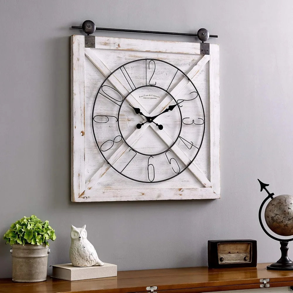 RusticClock - Horloge décorative pour la maison