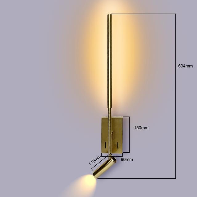 ZERN Minlast - Moderne LED Wandleuchte