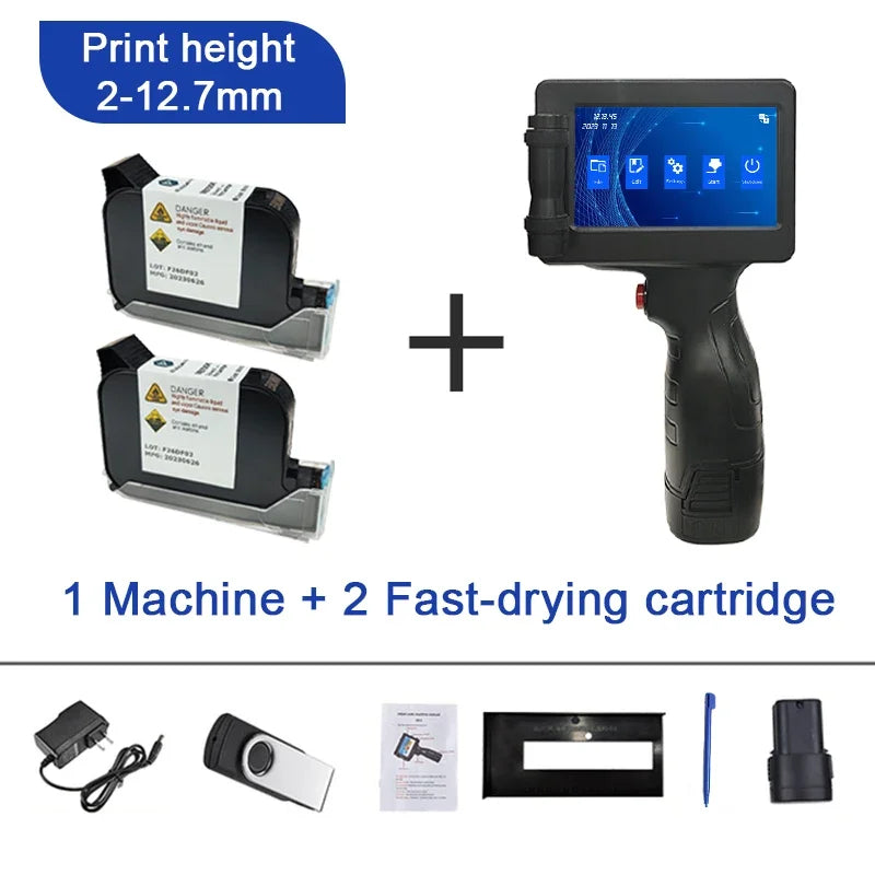 Imprimante à jet d'encre portable et manuelle