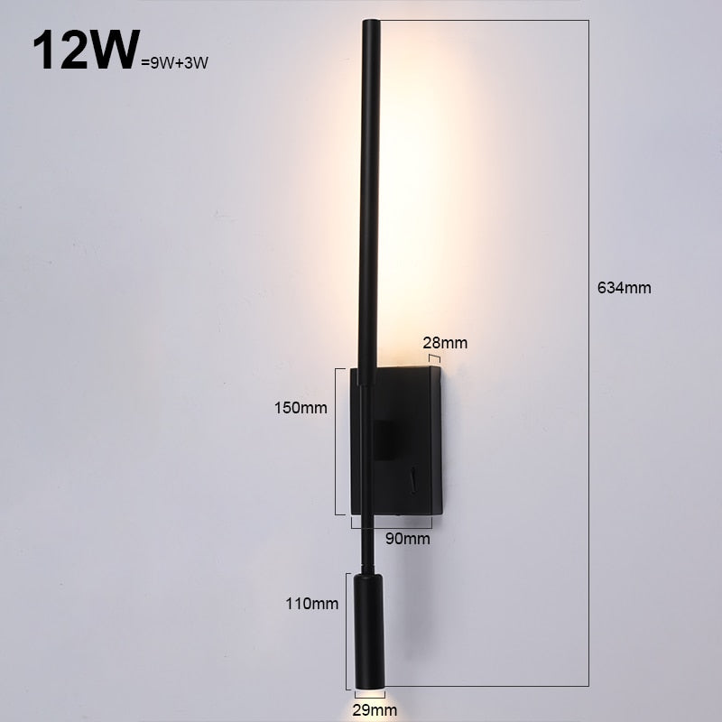 ZERN Minlast - Moderne LED Wandleuchte