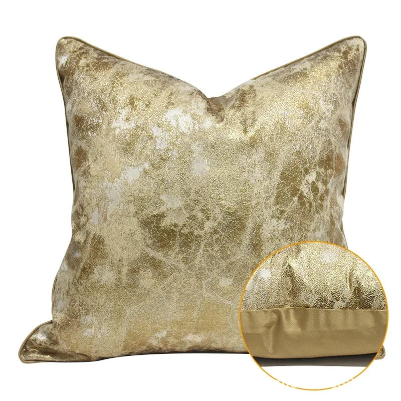 AbstractLuxe - Housse de coussin moderne pour le salon et la chambre