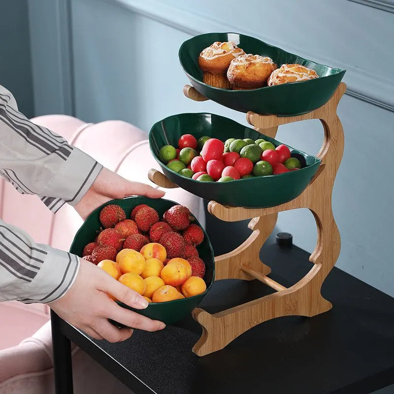 FruitTower - Élégant stand à fruits en métal