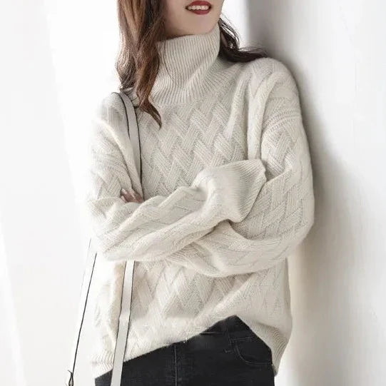 Camila Cashmere Turtleneck Sweater