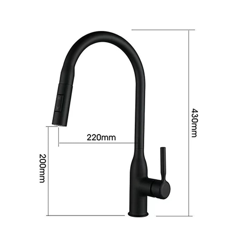 SteelFlow – Miscelatore da cucina con doccetta estraibile