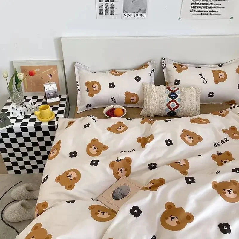 Set di biancheria da letto alla moda coreana