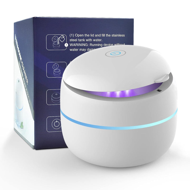 UltraClean Pro: Multi-Functional Ultrasonic Cleaner with UV Sanitizing Lights