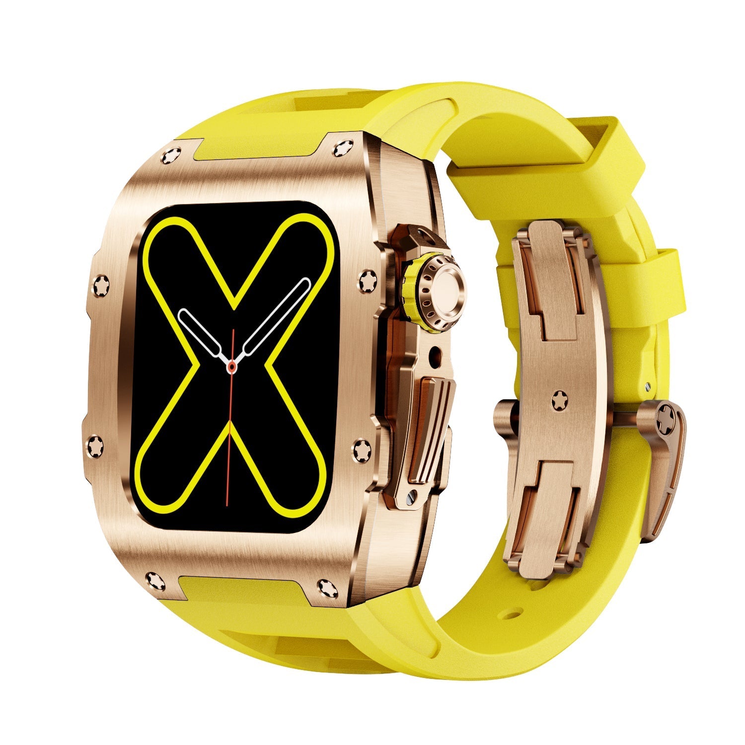 RM 9009 Serie - Goldene Apple Watch Hülle