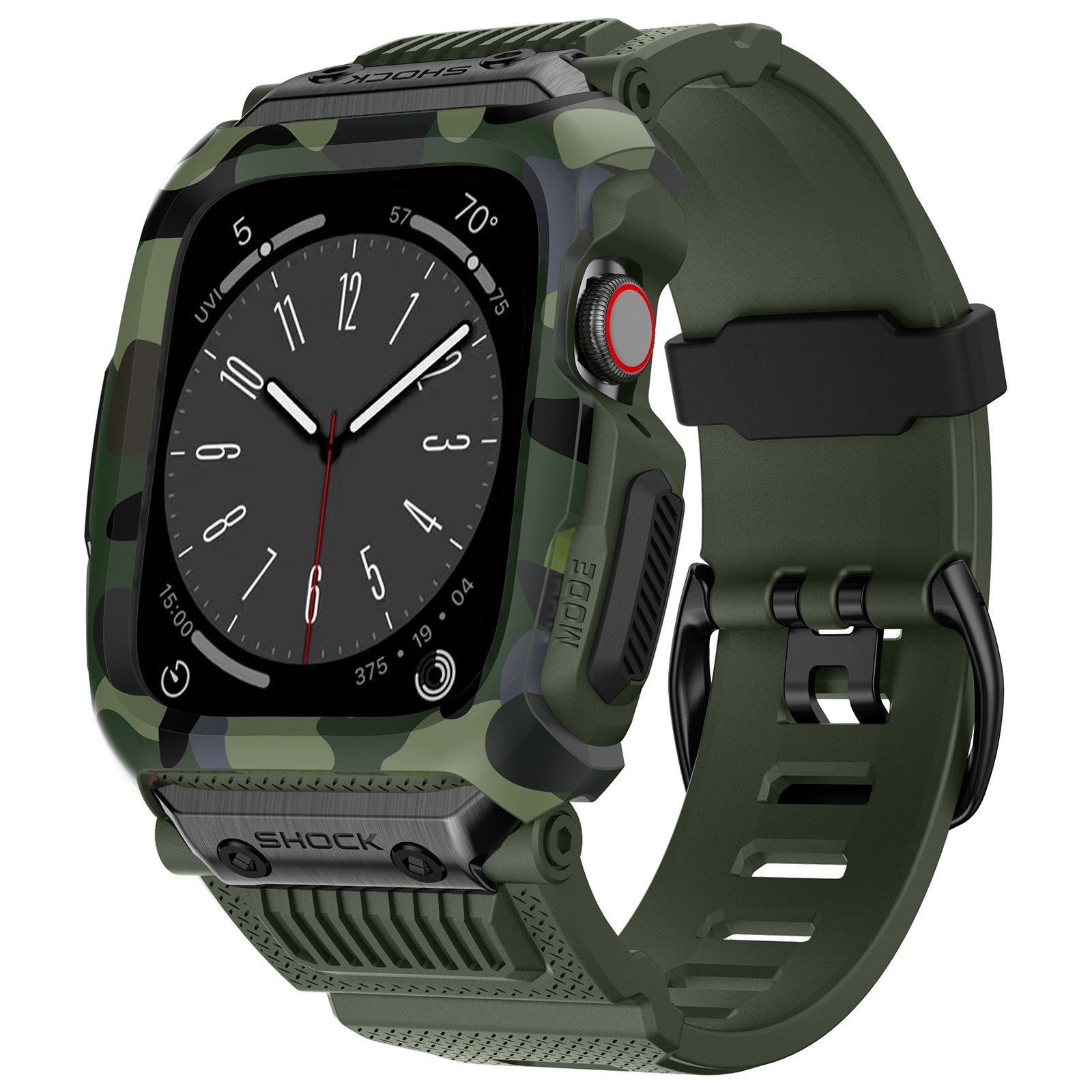 Kit di protezione per cinturino camouflage per Apple Watch