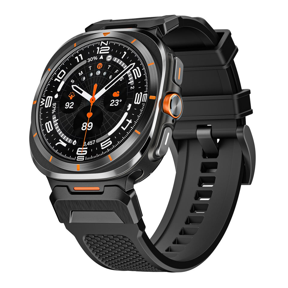 Bande en caoutchouc tactique pour Samsung Watch 7 Ultra