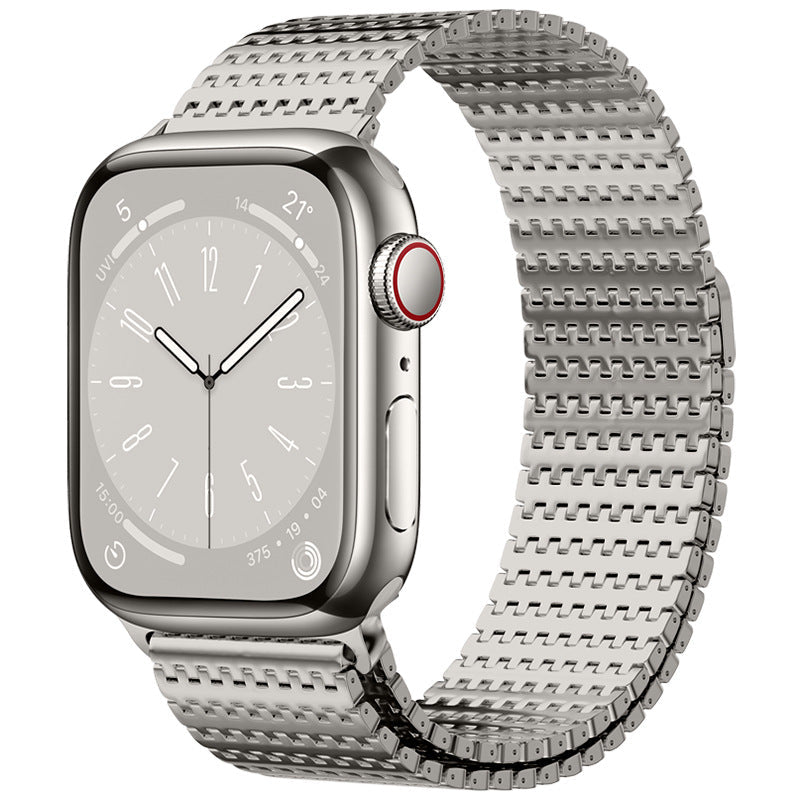 Domino Edelstahl-Magnetarmband für Apple Watch