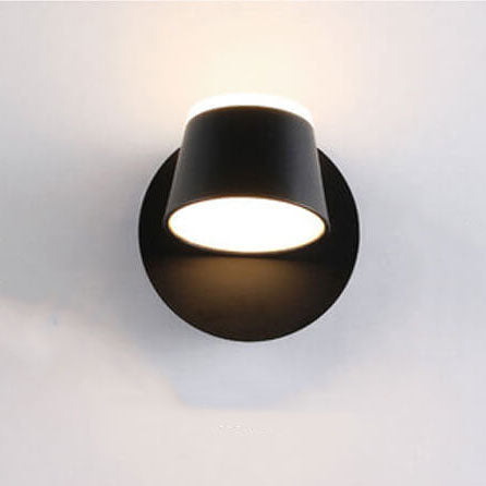 Nordic Roterable Cylinder Screen LED Væglampe 1/2/3 Flames