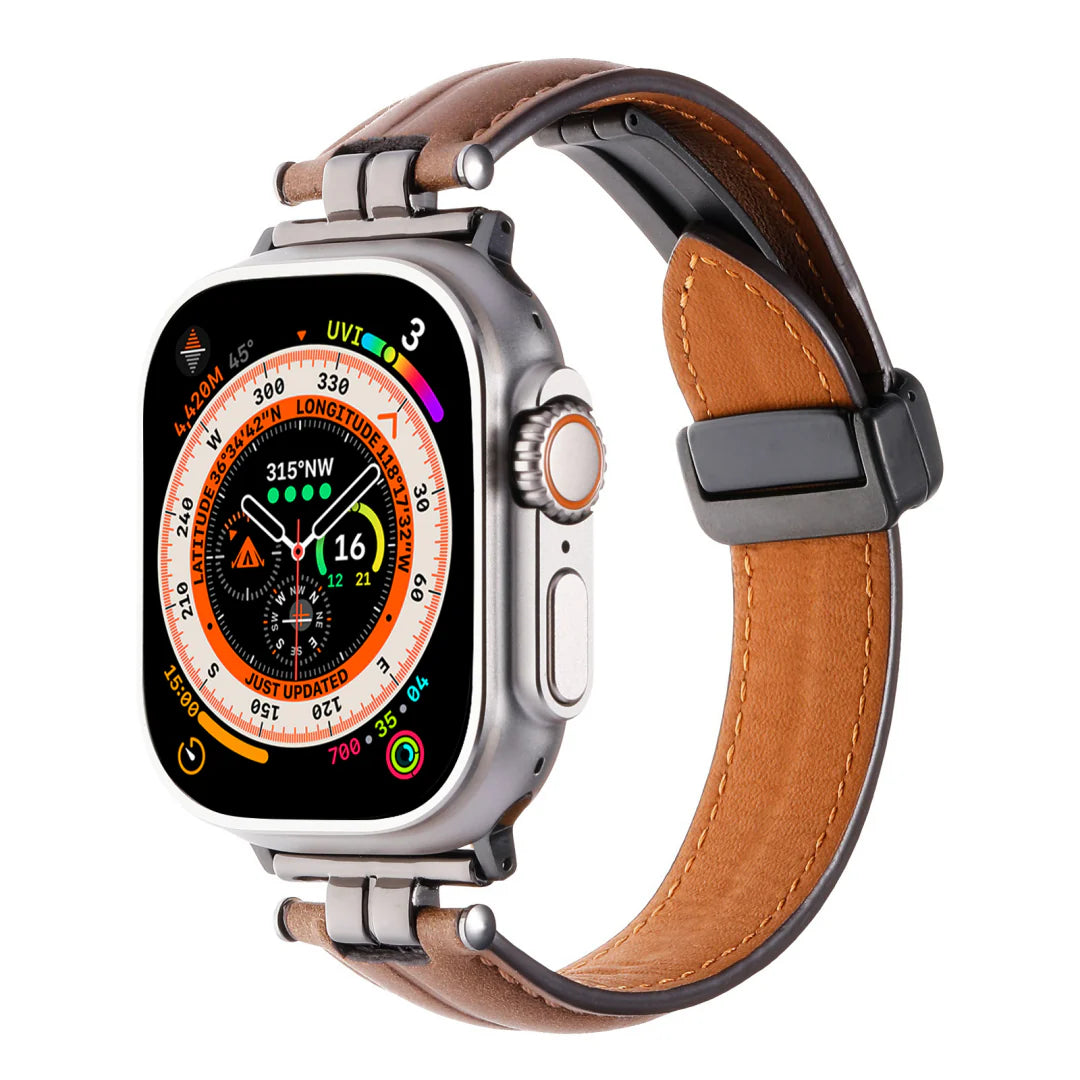 Magnetisches Lederarmband für die Apple Watch