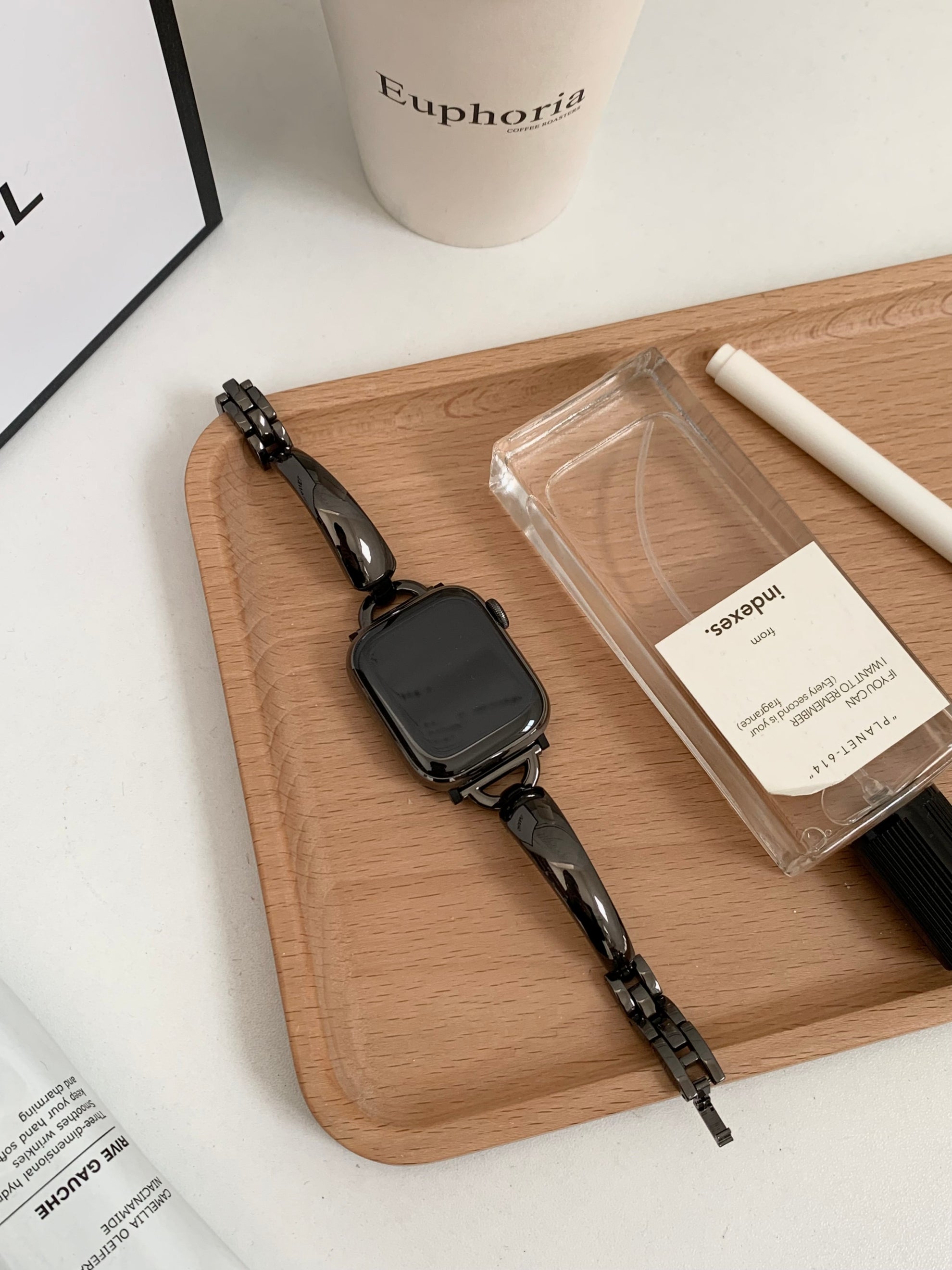 Bracelet en métal simple pour Apple Watch