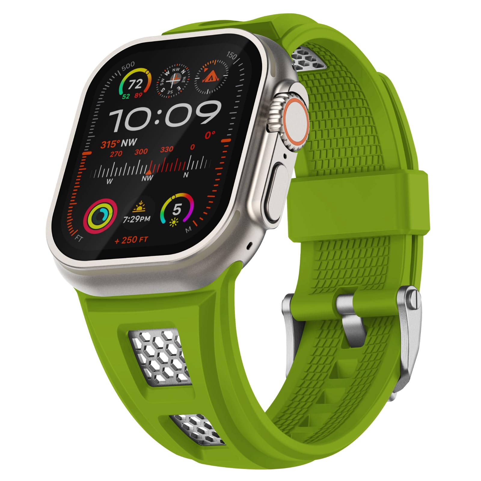 Grid Rugged Silicone Sport Band Apple Watchille