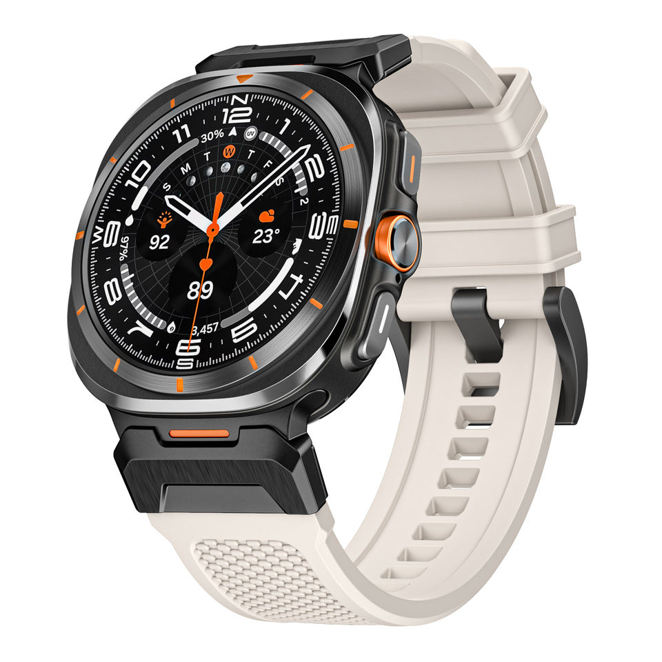 Bande en caoutchouc tactique pour Samsung Watch 7 Ultra