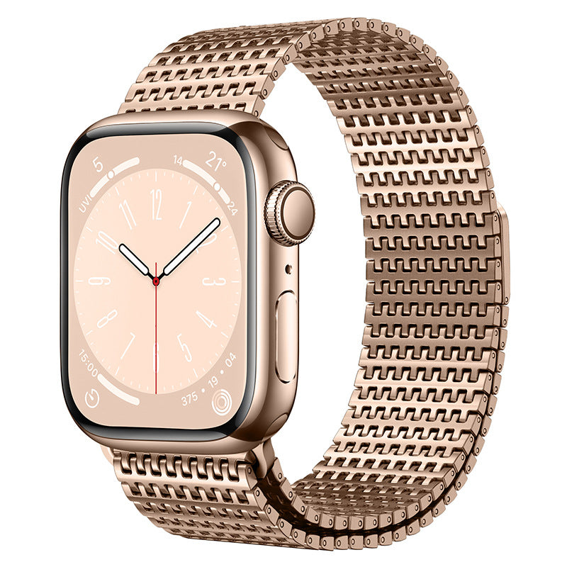 Domino Edelstahl-Magnetarmband für Apple Watch