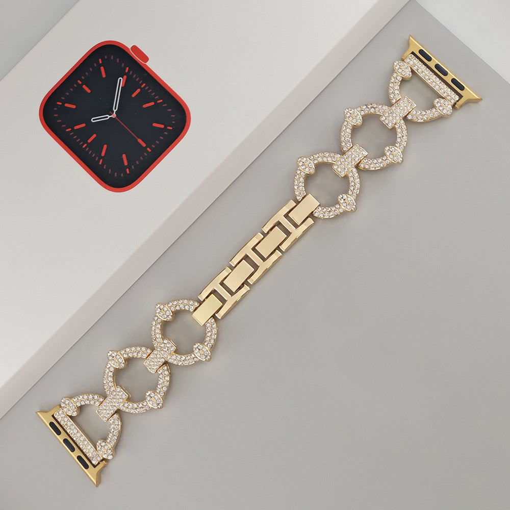 Bracelet en diamant scintillant pour Apple Watch