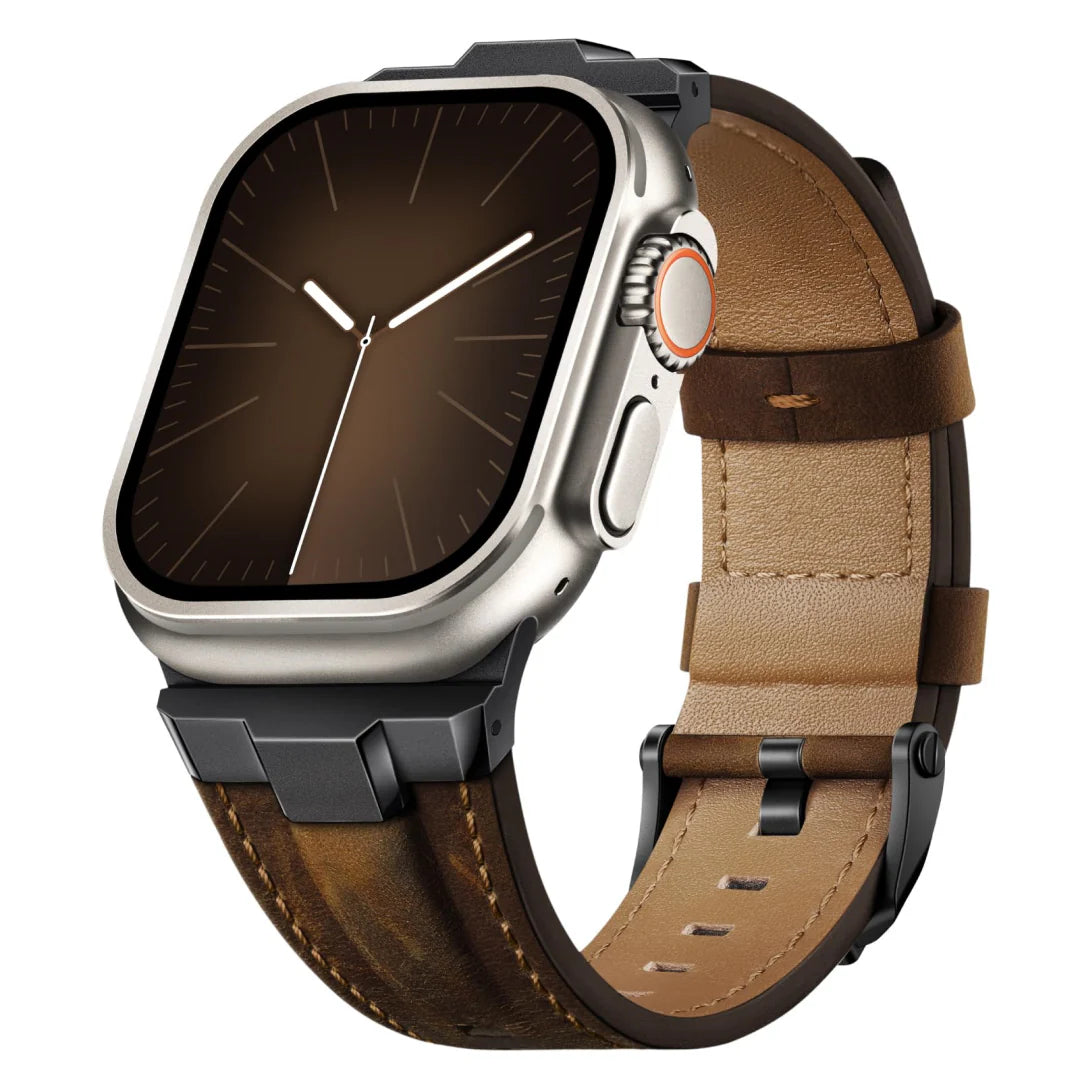 Avontuurlijke Leren Band Voor Apple Watch