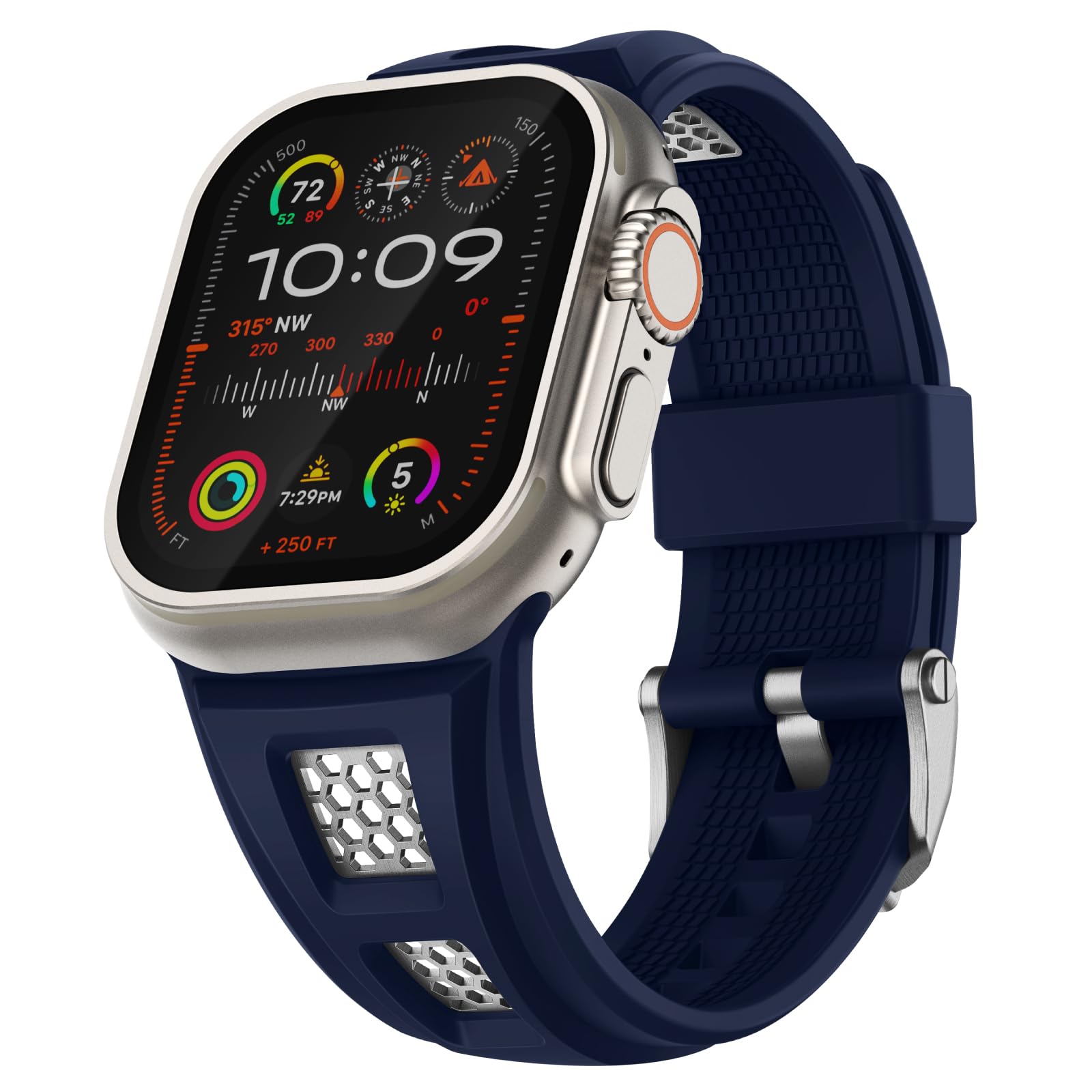 Grid Rugged Silicone Sport Band Apple Watchille