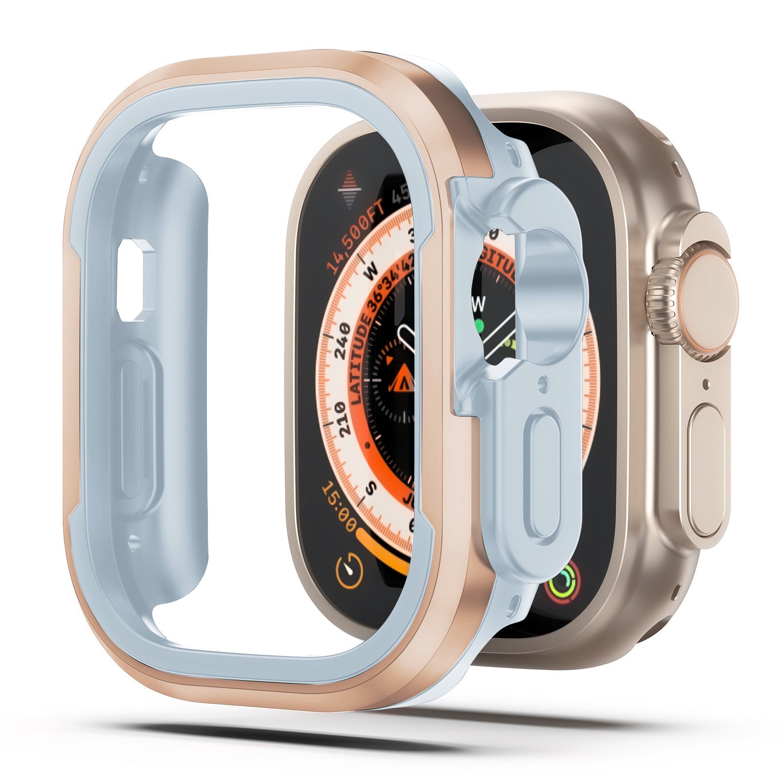 Aluminum Alloy Case Bumper For Apple Watch