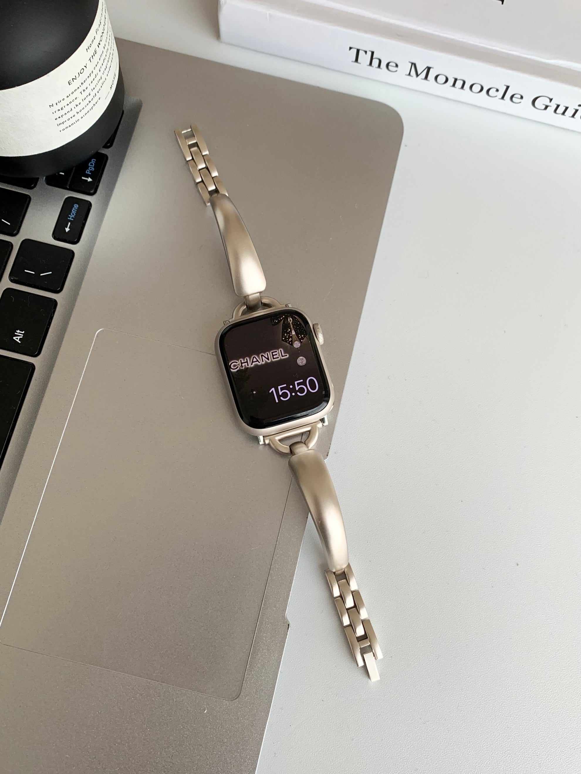 Bracelet en métal simple pour Apple Watch