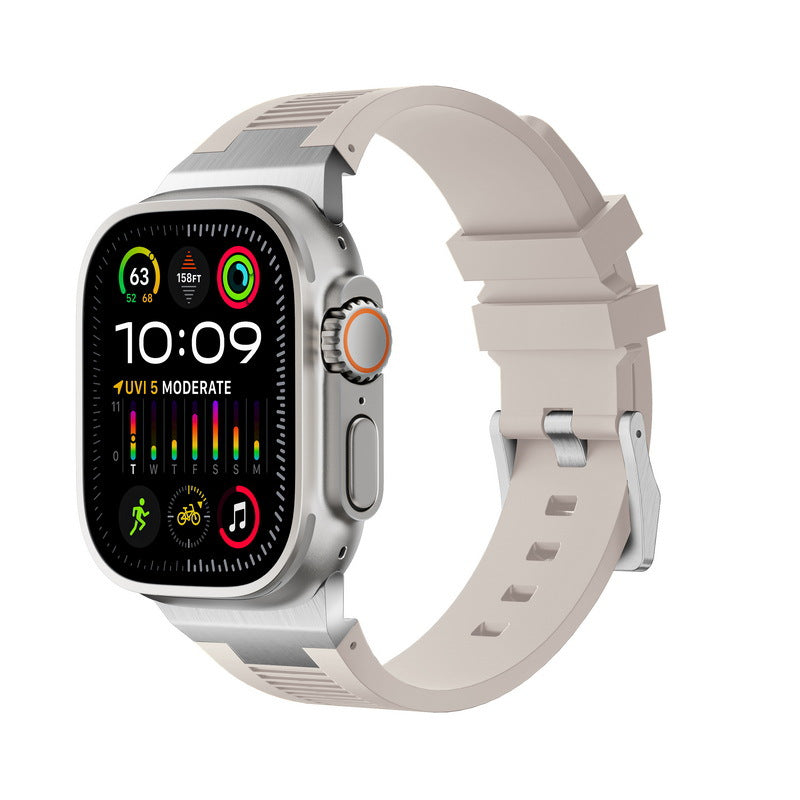 AP Ny Connector Silikone Rem Til Apple Watch