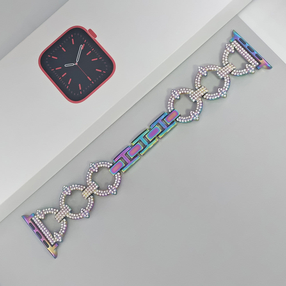 Bracelet en diamant scintillant pour Apple Watch