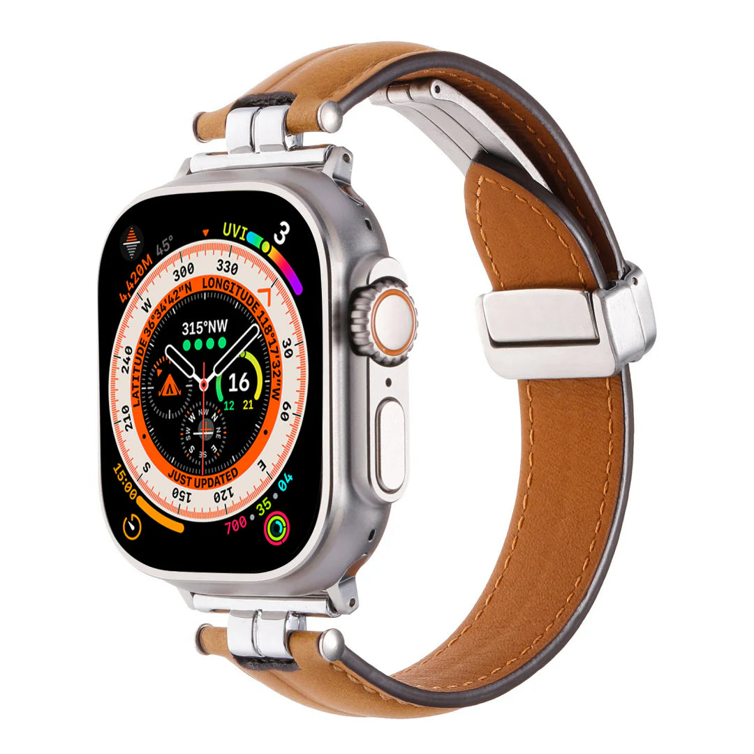 Magnetisches Lederarmband für die Apple Watch