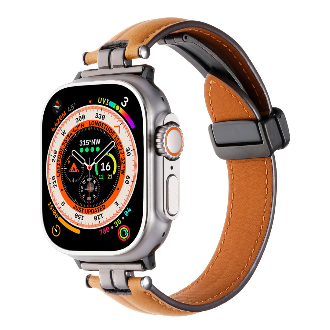 Magnetisches Lederarmband für die Apple Watch