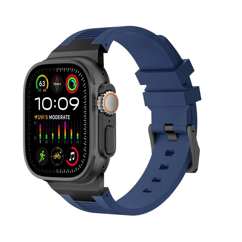 AP Ny Connector Silikone Rem Til Apple Watch