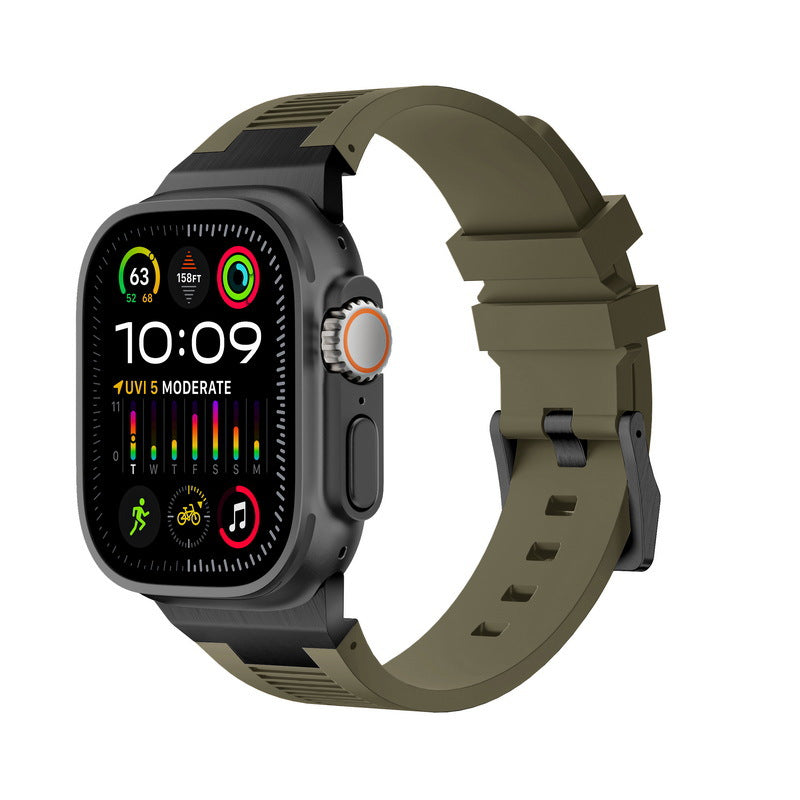 AP Ny Connector Silikone Rem Til Apple Watch