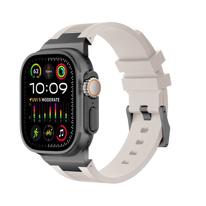 AP Ny Connector Silikone Rem Til Apple Watch