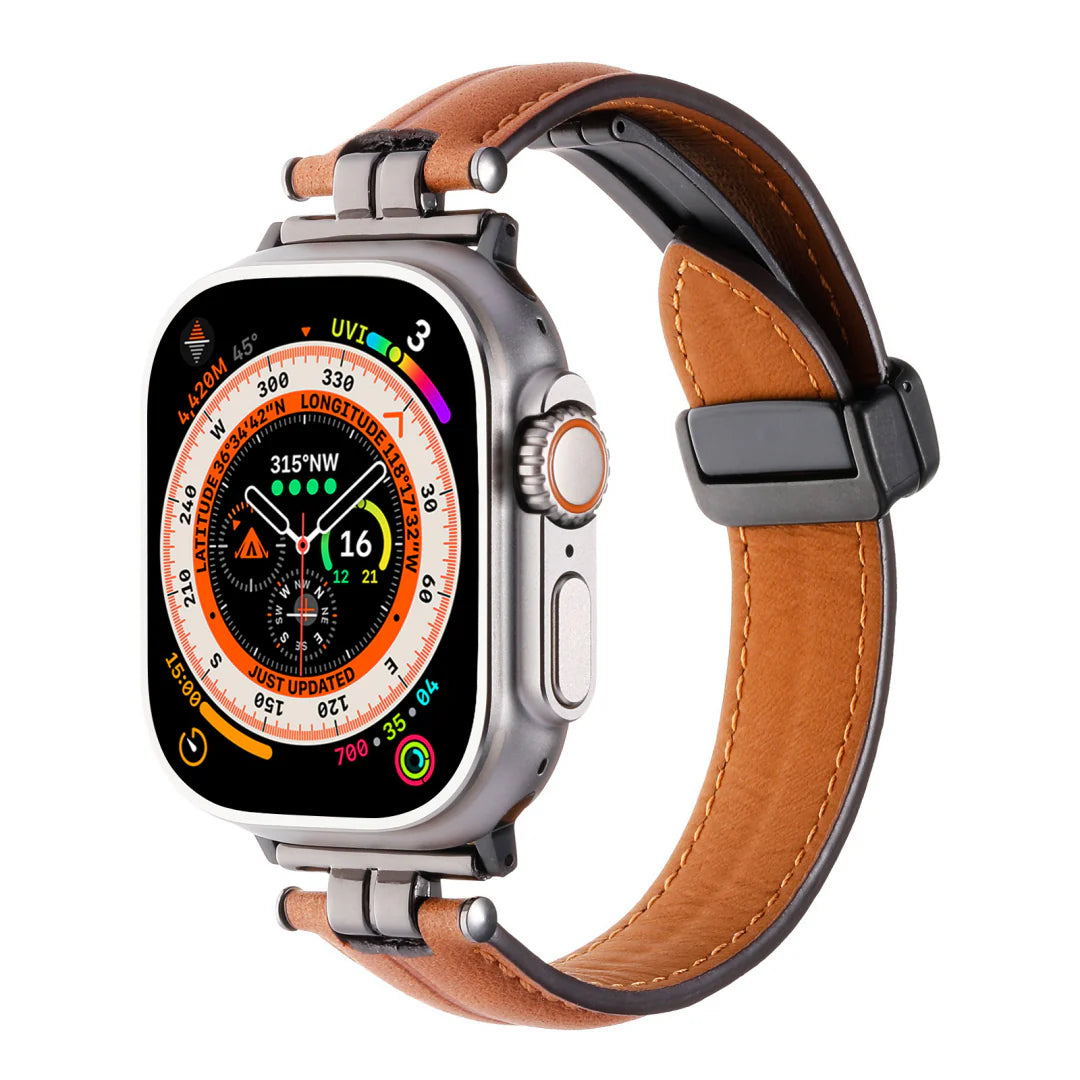 Magnetisches Lederarmband für die Apple Watch