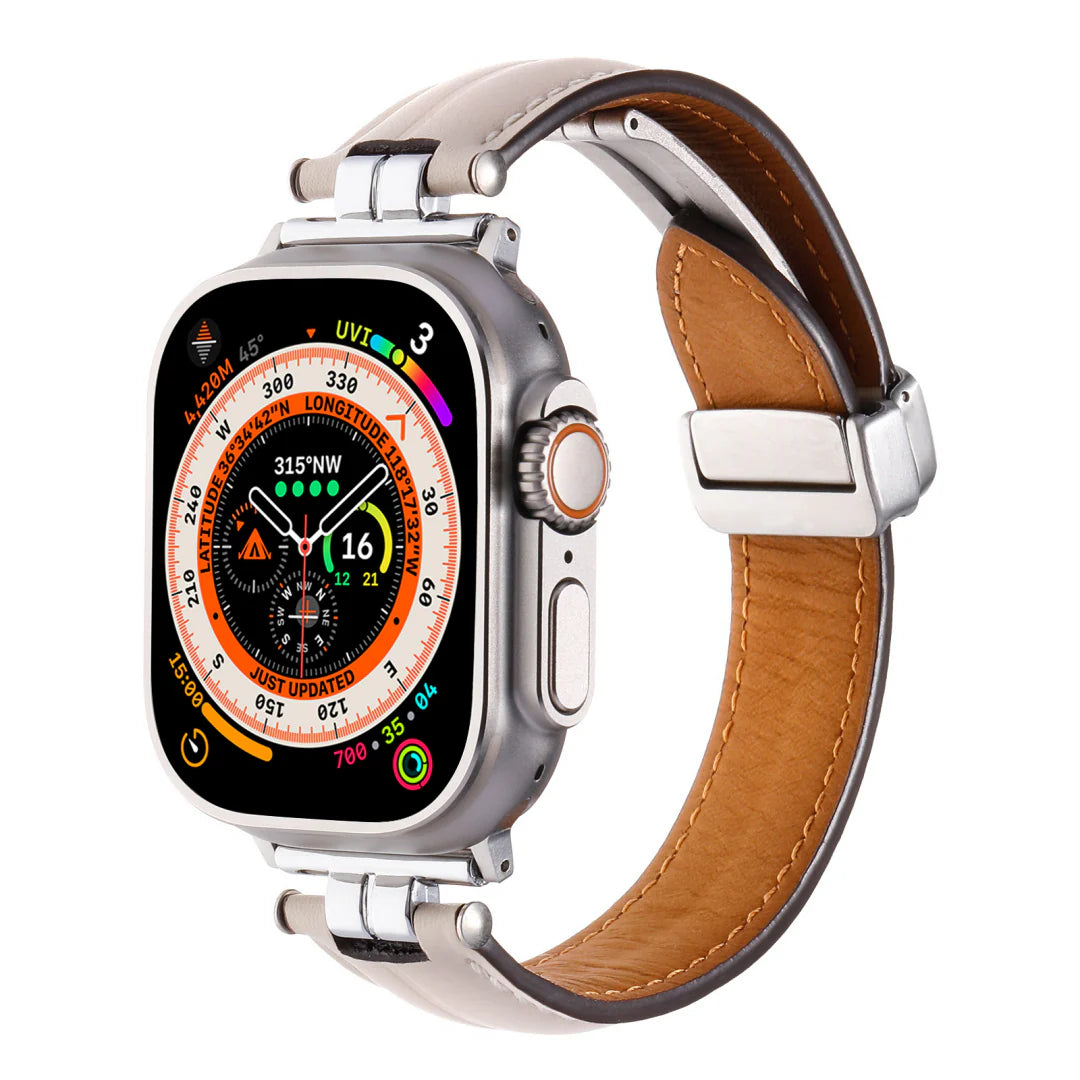 Magnetisches Lederarmband für die Apple Watch